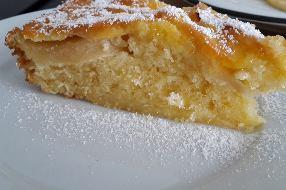 Apfelkuchen mit Vanille - Schmand