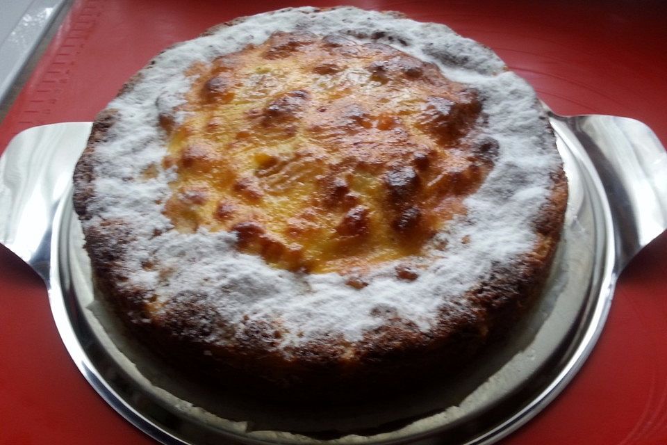 Apfelkuchen mit Vanille - Schmand