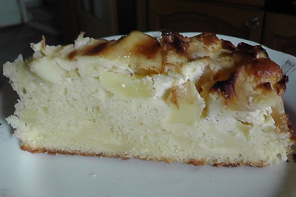 Apfelkuchen mit Vanille - Schmand