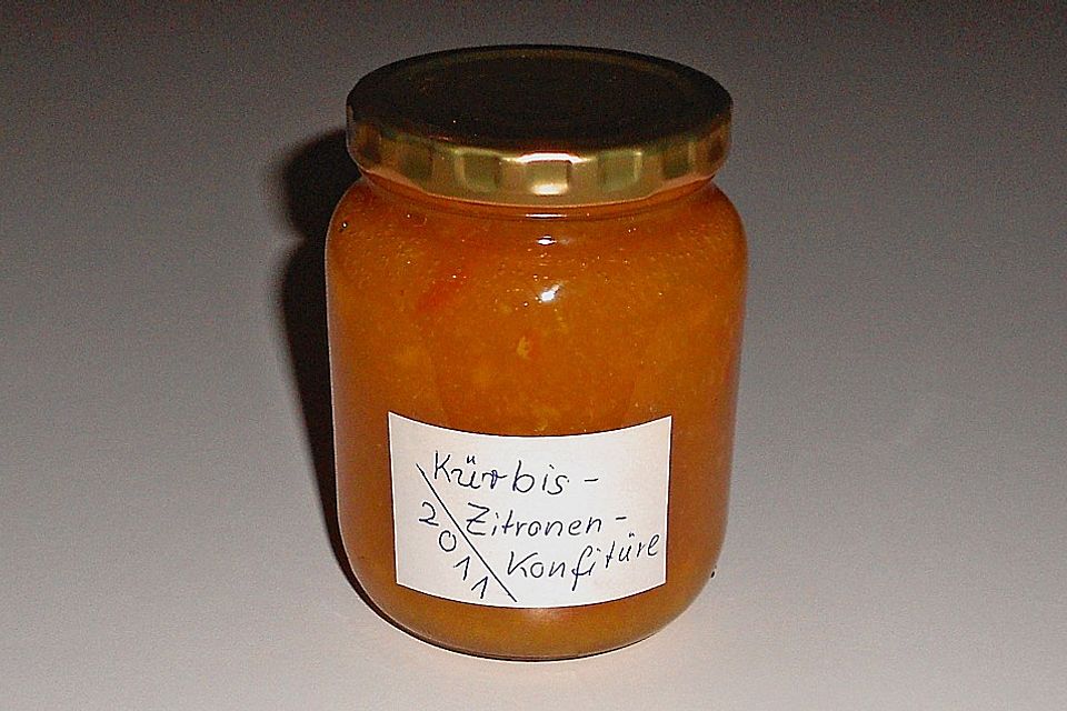 Kürbis - Zitronen - Konfitüre