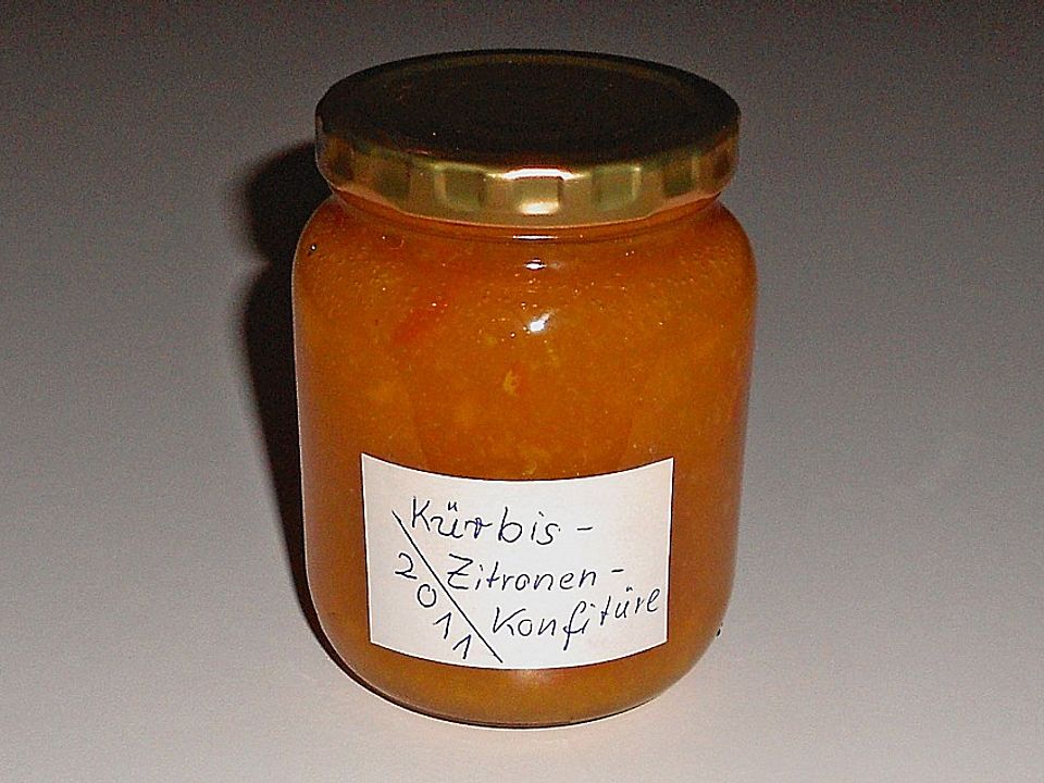 Kürbis - Zitronen - Konfitüre von jienniasy| Chefkoch