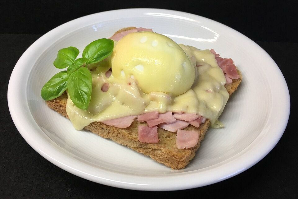 Eierschnelltoast mit Schinken