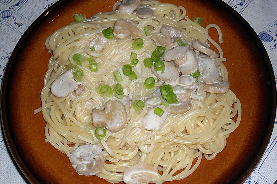 Champignon-Spaghetti