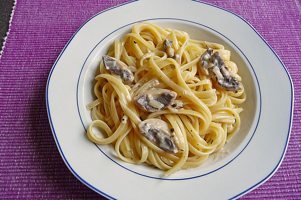 Champignon-Spaghetti