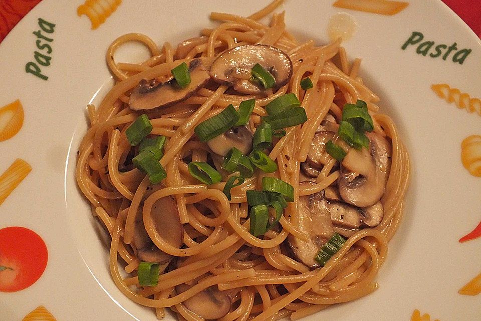 Champignon-Spaghetti