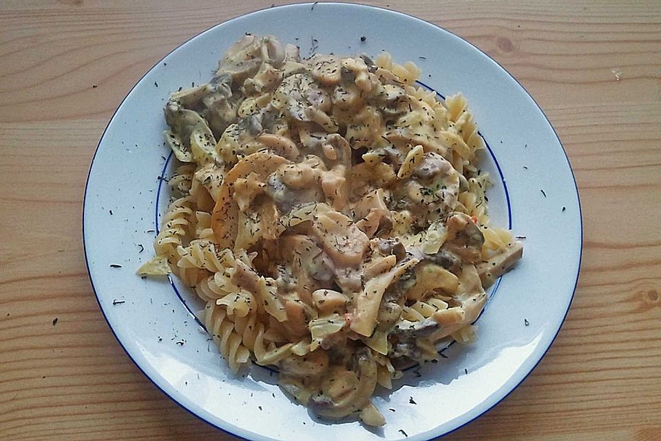 Champignon-Spaghetti