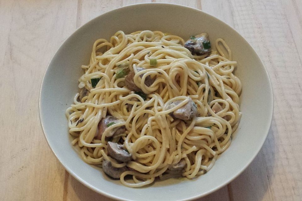 Champignon-Spaghetti