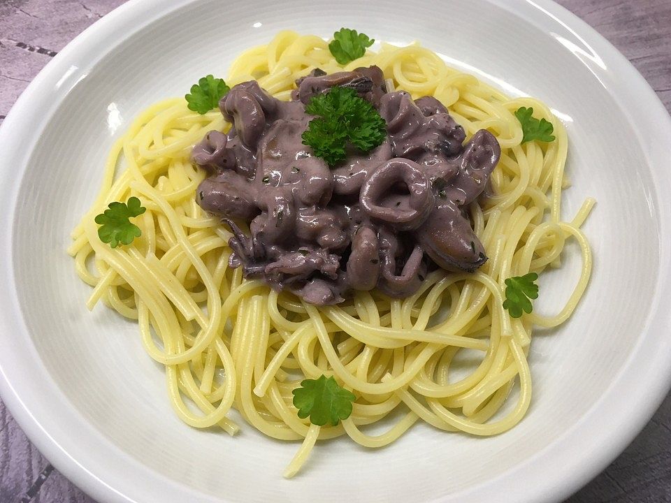 Spaghetti mit Meeresfrüchten von maryy21| Chefkoch