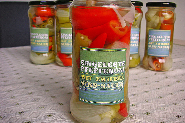 Eingelegte Chilischoten von Rosensammlerin| Chefkoch