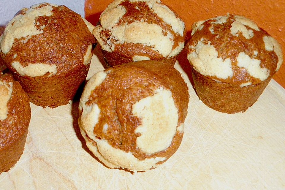 Birnen - Zimt - Muffins mit Streusel