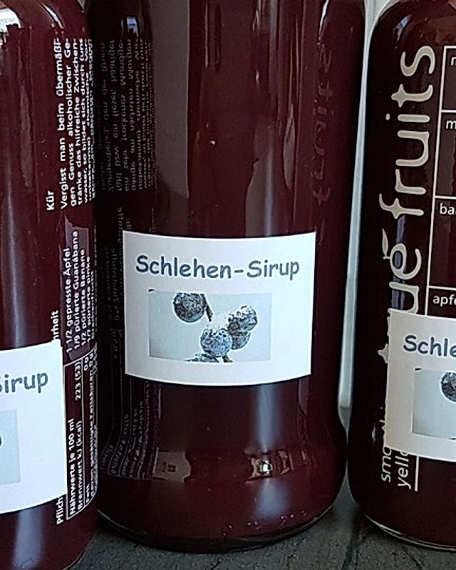 Schlehen - Sirup