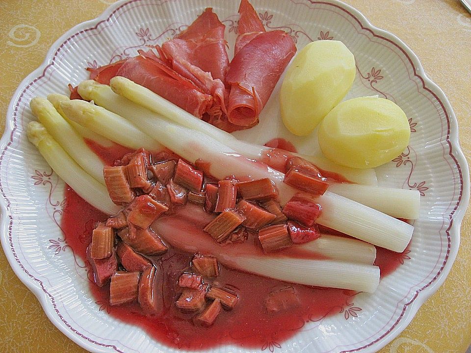 Rhabarber - Rotweinsauce von angelika1m| Chefkoch