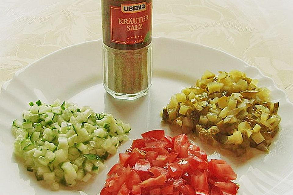 Skorpinchens Kräuterquark mit Gemüse Skorpinchens Kräuterquark mit Gemüse
