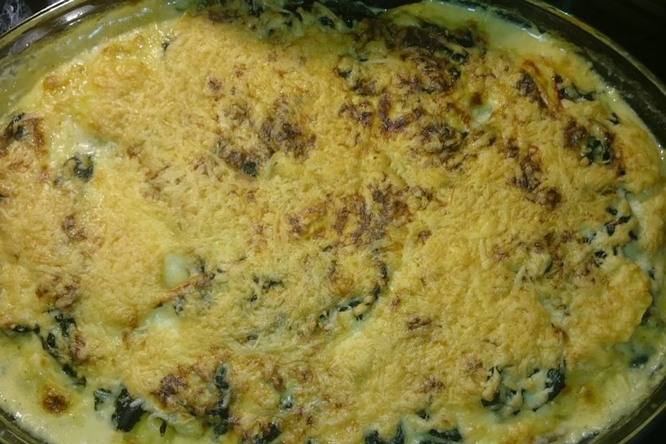 Kartoffel-Mangold-Gratin