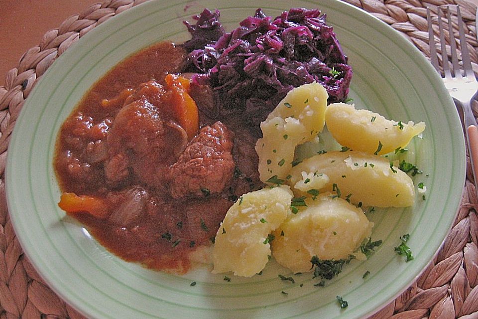 Wiener Saftgulasch, wie ich es mache