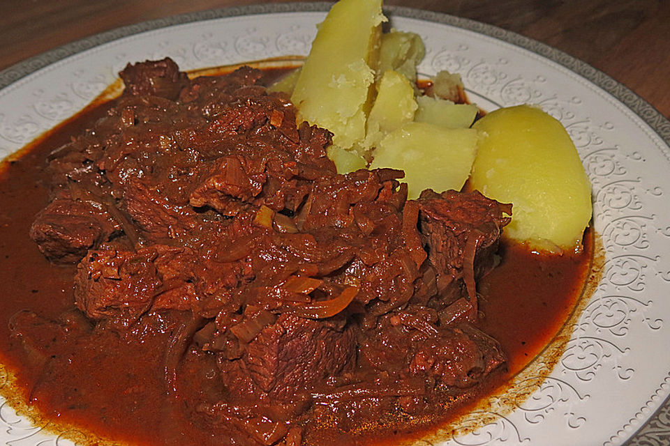 Wiener Saftgulasch, wie ich es mache