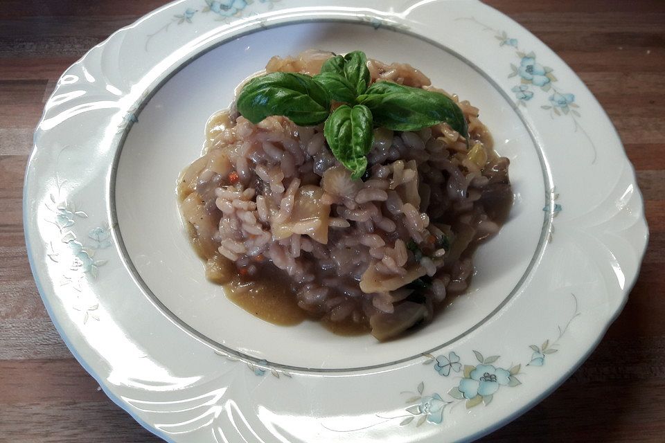 Fenchel-Basilikum-Zitronen-Risotto