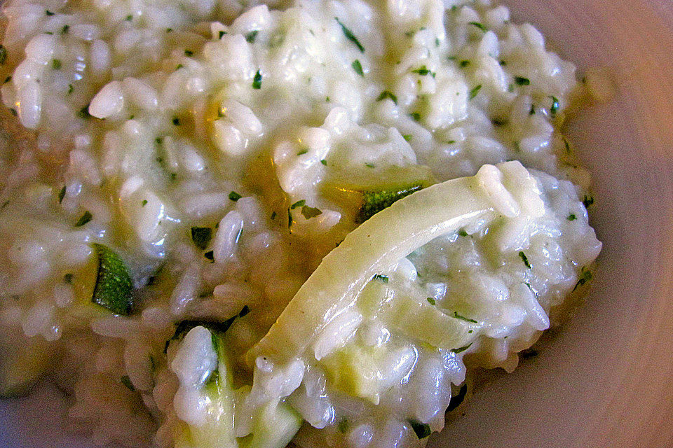 Fenchel-Basilikum-Zitronen-Risotto