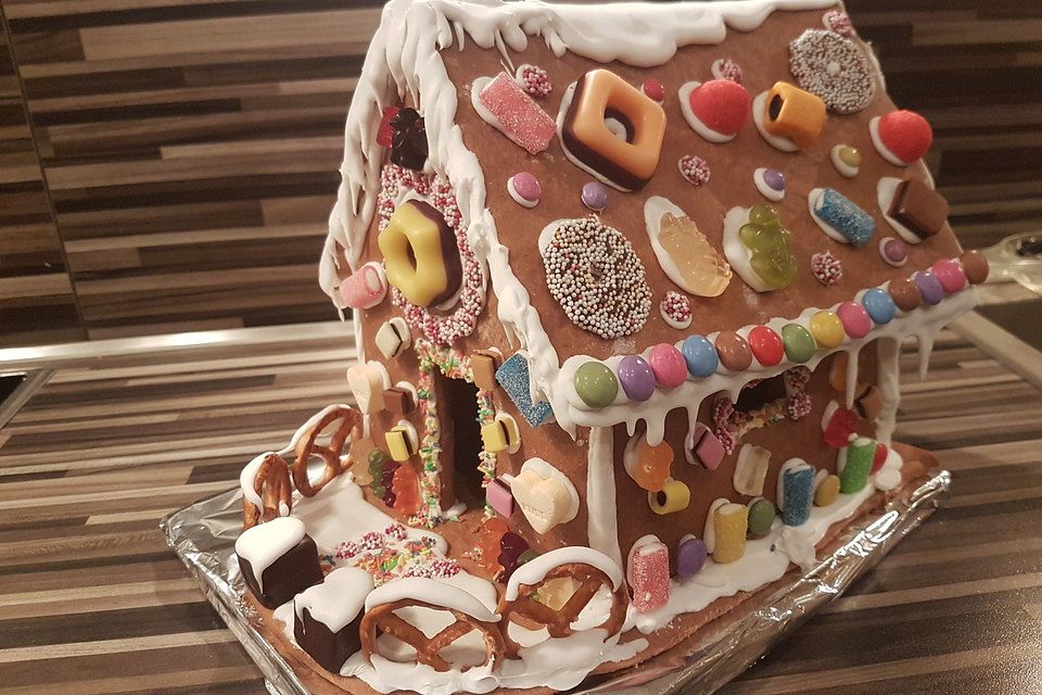 Guss für Lebkuchen oder Hexenhäuschen