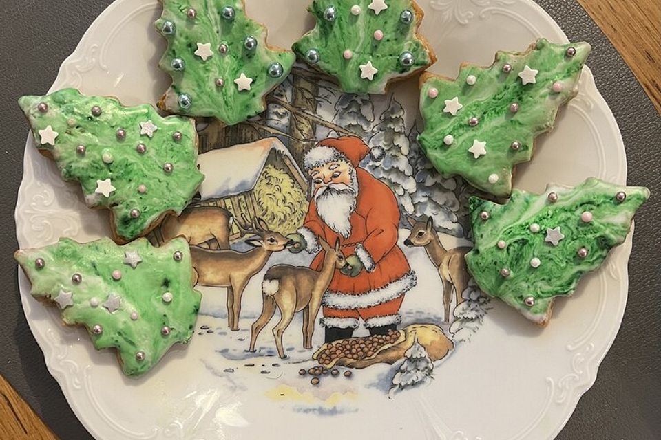 Guss für Lebkuchen oder Hexenhäuschen