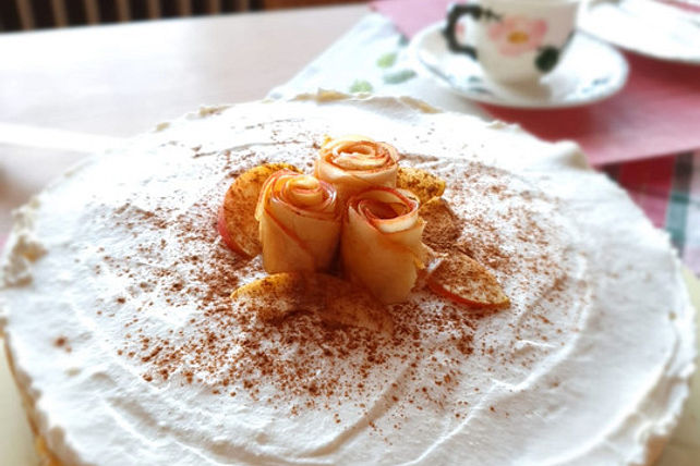 Apfel - Zimt - Sahne - Torte von drahtseil| Chefkoch