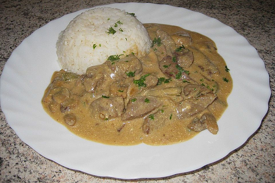 Boeuf Stroganoff