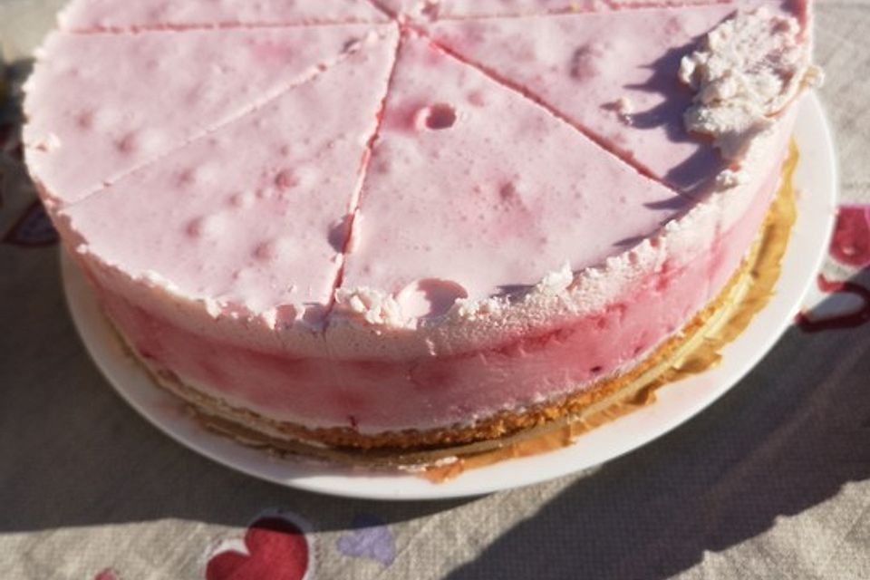 Himbeer - Frischkäse - Torte