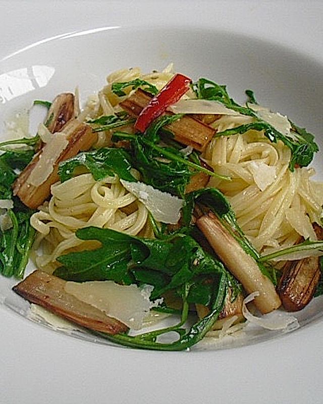 Spargel mit Limetten - Rucola - Pasta