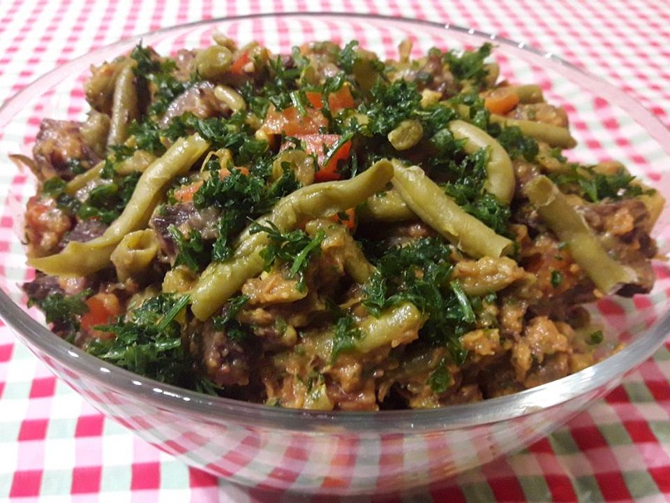 Rindfleischsalat mit Birnen und Bohnen von mamatuktuk | Chefkoch