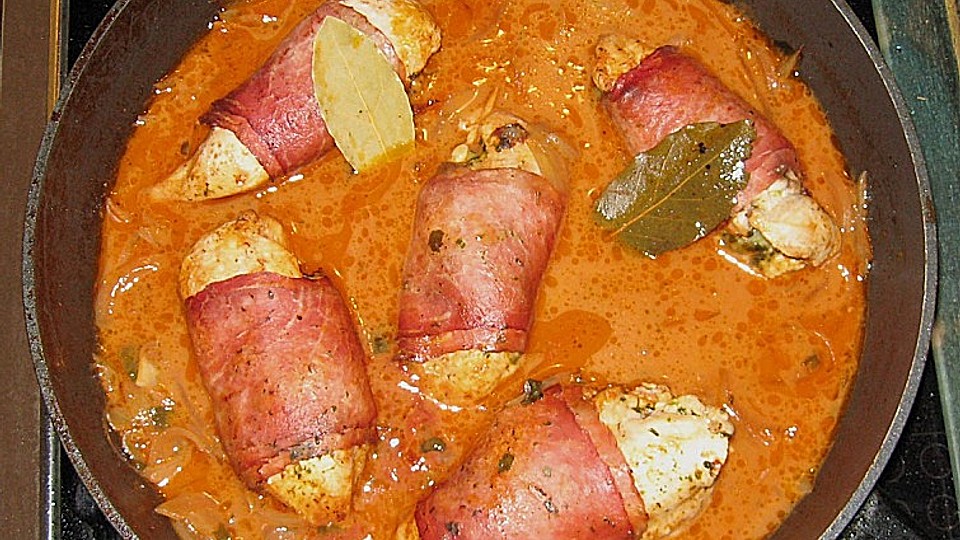 Gefullte Hahnchenbrust In Marsalasauce Auf Gorgonzolaspinat Von Waldgeist17 Chefkoch 