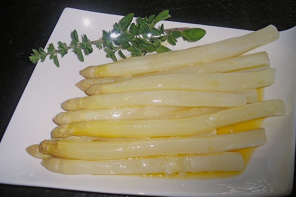 Spargel mit Lachsfilet