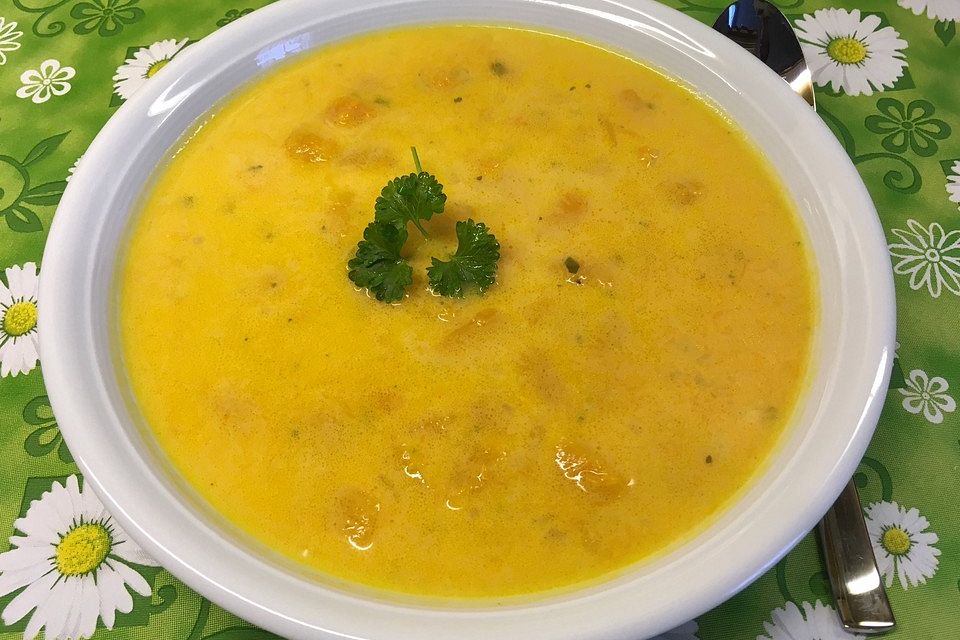 Feine Kürbissuppe