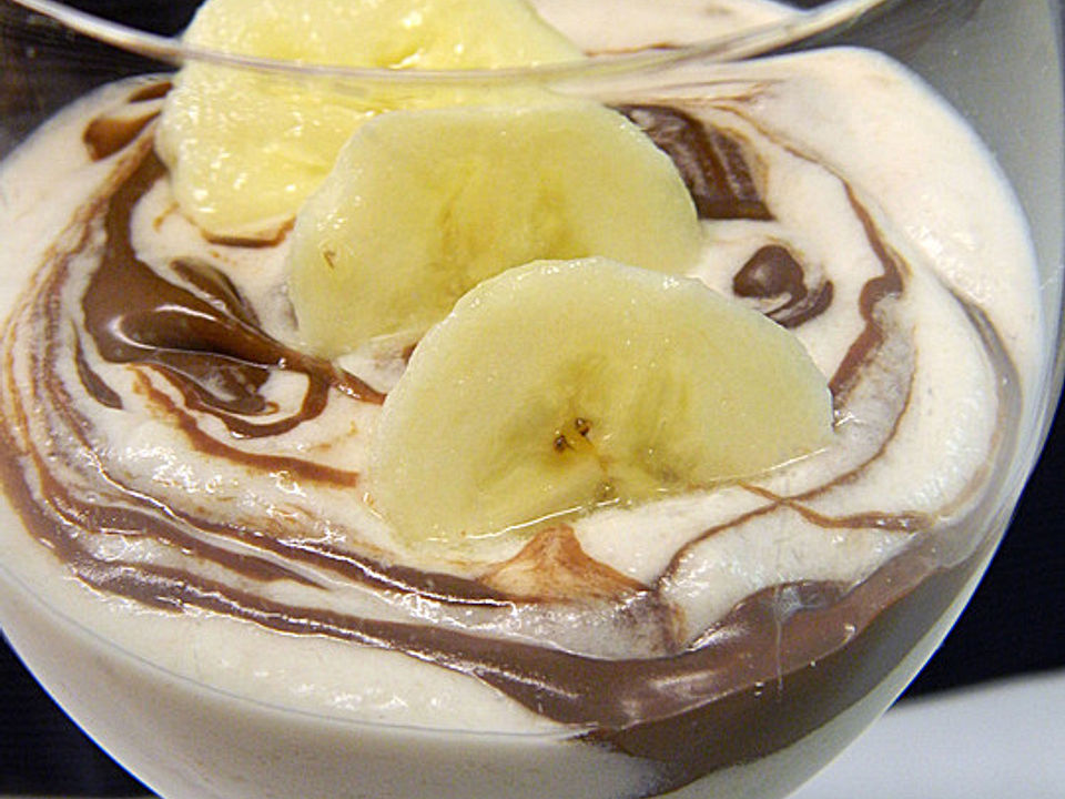 Bananen - Nougat Dessert von julisan| Chefkoch