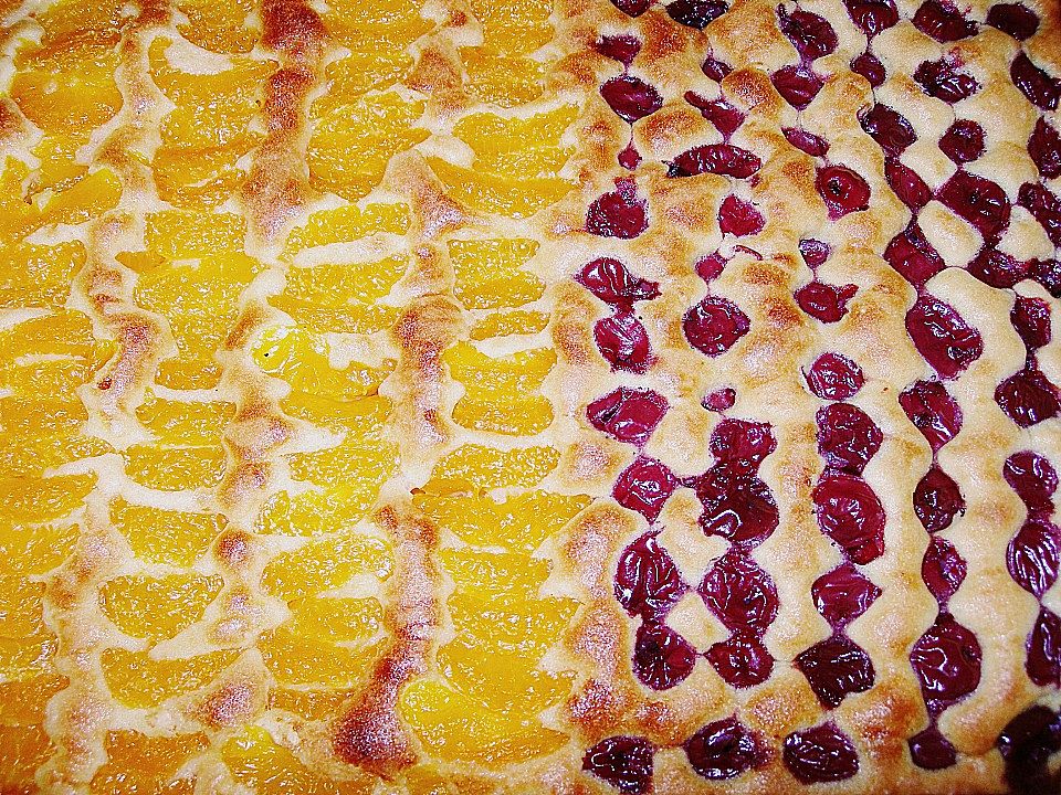 Mandarinen - Kuchen auf dem Blech von Marotte| Chefkoch