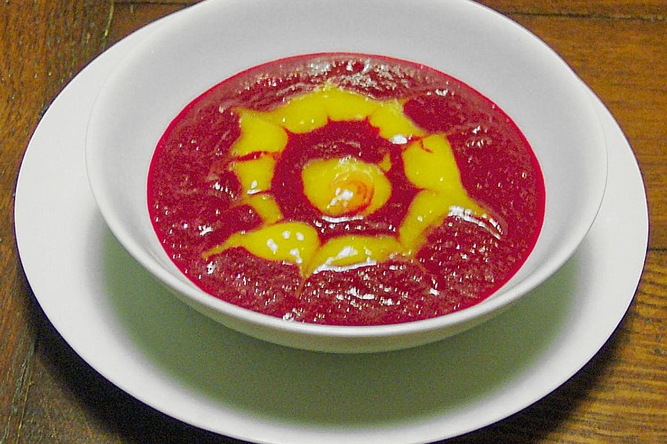 Rote - Bete - Mangosuppe