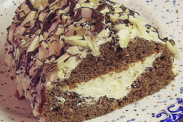 Pyramidenkuchen mit Amarettocreme von mima53| Chefkoch