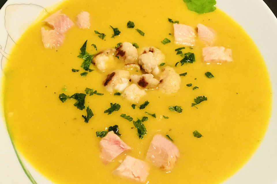 Blumenkohl - Curry Suppe