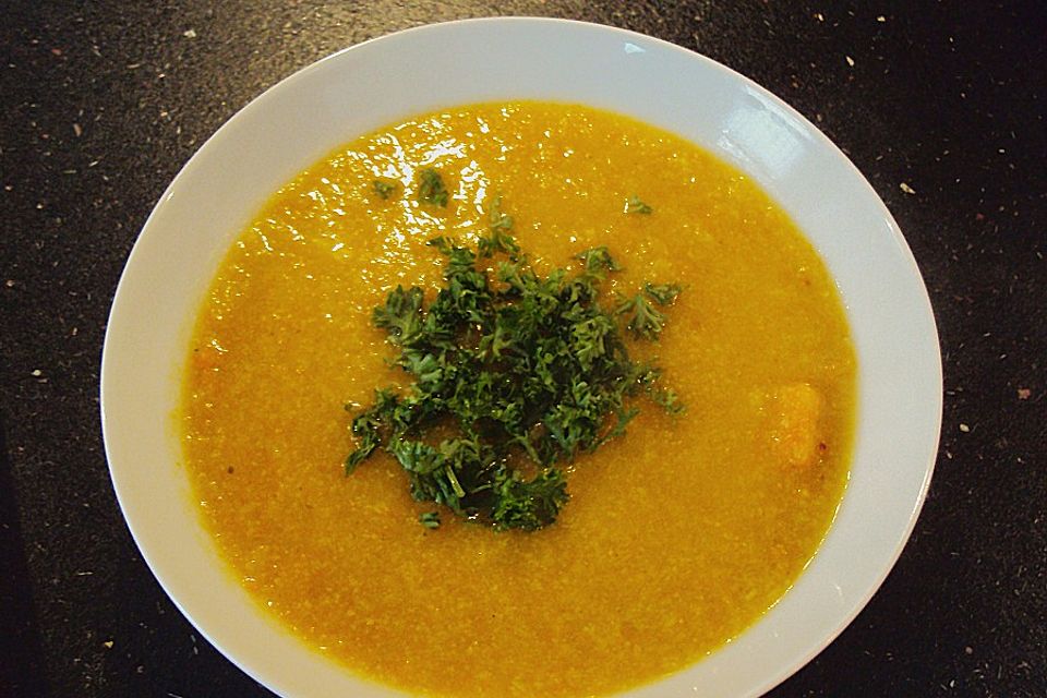 Blumenkohl - Curry Suppe