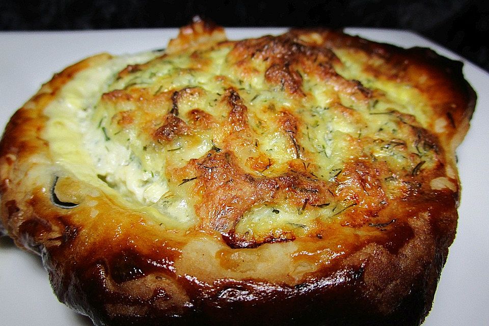 Französische Schollenfilet - Tarte mit Garnelen