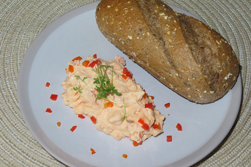 Paprika - Frischkäse - Aufstrich