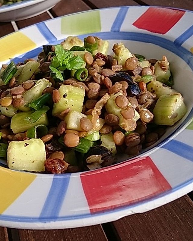 Linsen - Gurken - Salat