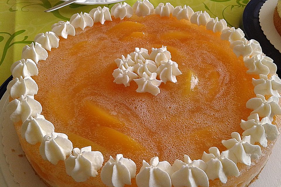 Pfirsichtorte