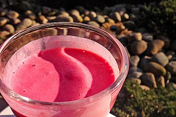 Himbeer - Pfirsich - Smoothie