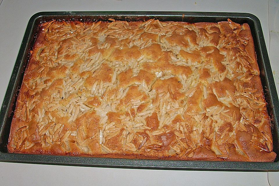 Apfel - Mandel - Kuchen vom Blech