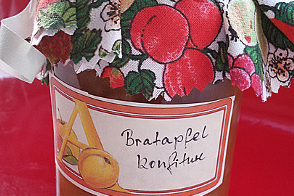 Bratapfelmarmelade mit Rosinen und Zimt