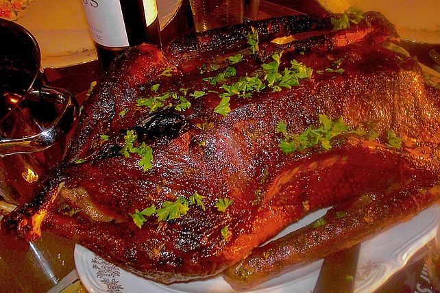 Gefüllte Gans mit Äpfeln von Lindasgaby| Chefkoch