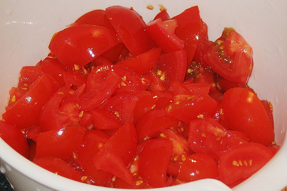 Putengeschnetzeltes mit Tomaten