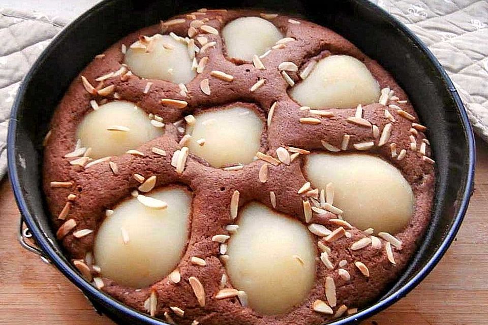 Schokoladen - Birnen - Biskuit Schokoladen - Birnen - Biskuit