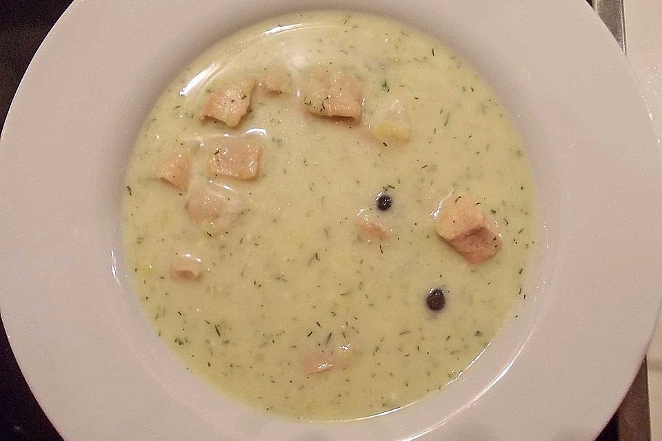 Finnische Lachssuppe