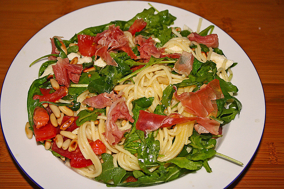 Spaghetti mit Rucola